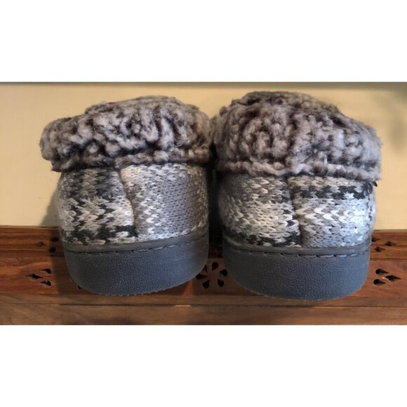 Women's Slippers Muk Luks Large Size 9-10 Gray - Picture 5 of 10